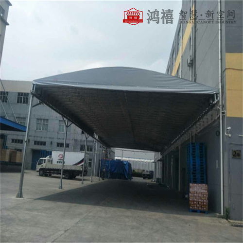 金東移動(dòng)蓬房 伸縮式臨時(shí)堆貨防雨推拉帳篷與紡織品上光皂的結(jié)合應(yīng)用